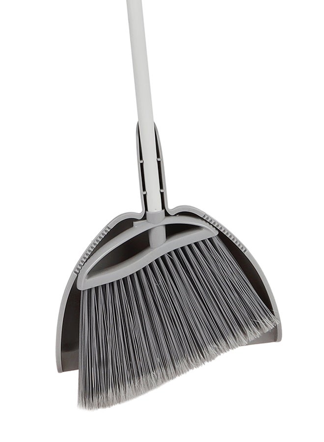 Royalford 33 cm Dustpan and Broom Set | Long Handle, Large and Wide Brush Head, Durable Stiff Bristles, Comfortable Grip | Multicolor | RF12854 - Image 3